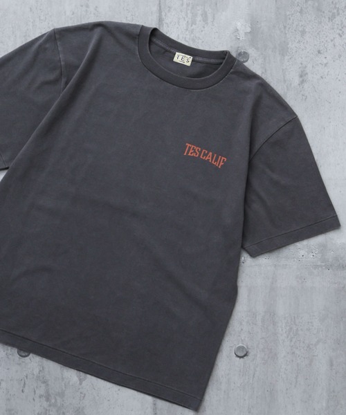 The Endless Summer（エンドレスサマー）の「【WEB / FLAG SHOP限定】TES VINTAGE BIKER T-SHIRT / 半袖Tシャツ（Tシャツ/カットソー・メンズ・ダークグリーン/ブラック/ネイビー/チャコール・MEDIUM/LARGE/X-LARGE/XX-LARGE）」の15枚目の写真