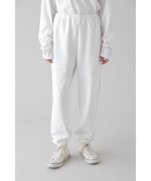 YLEVE(イレーヴ)の「Y / ORGANIC COTTON BLEND HEAVY WEIGHT FLEECE TR(その他パンツ・メンズ・ネイビー/ホワイト・1/4)」の2枚目の写真