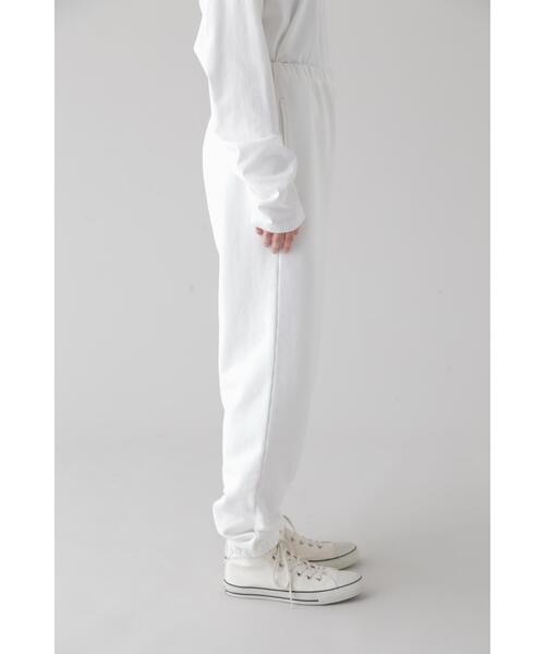 YLEVE(イレーヴ)の「Y / ORGANIC COTTON BLEND HEAVY WEIGHT FLEECE TR(その他パンツ・メンズ・ネイビー/ホワイト・1/4)」の3枚目の写真
