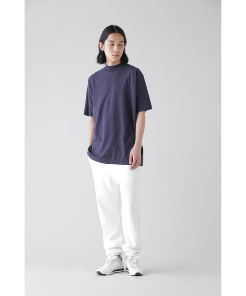 YLEVE(イレーヴ)の「Y / ORGANIC COTTON BLEND HEAVY WEIGHT FLEECE TR(その他パンツ・メンズ・ネイビー/ホワイト・1/4)」の4枚目の写真