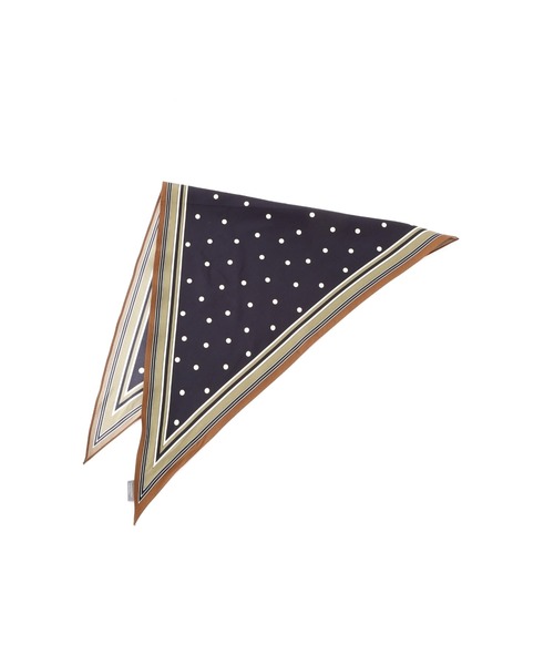 MARGARET HOWELL(マーガレットハウエル)の「FRAME SPOT SCARF(ストール/ショール・レディース・ボルドー/ブラック・FREE)」の3枚目の写真