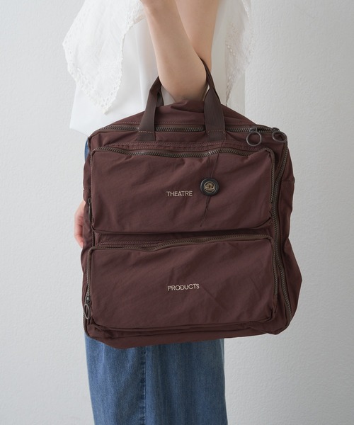 THEATRE PRODUCTS(シアタープロダクツ)の「【THEATRE PRODUCTS】VERTICAL L(ショルダーバッグ・レディース・ブラック/ブラウン・FREE)」の11枚目の写真