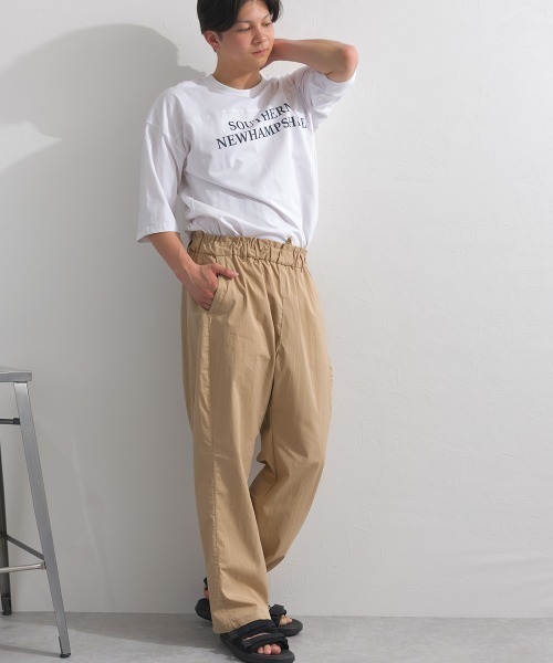 OMNES（オムネス）の「メンズ撥水加工ラグビーボールイージーパンツ（その他パンツ・メンズ・モカ/ネイビー/ブラック/カーキ・LARGE/MEDIUM）」の19枚目の写真