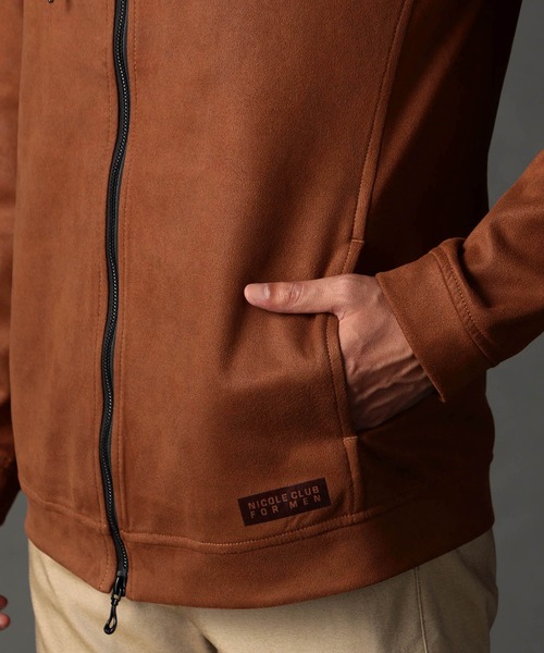 NICOLE CLUB FOR MEN(ニコルクラブフォーメン)の「ブラッシュドクロス ジップアップパーカー(パーカー・メンズ・オレンジ/シルバーグレー/ブルー系/グレー系/ブラック・X-LARGE/LARGE/MEDIUM)」の17枚目の写真