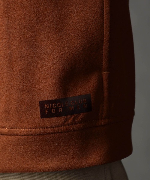 NICOLE CLUB FOR MEN(ニコルクラブフォーメン)の「ブラッシュドクロス ジップアップパーカー(パーカー・メンズ・オレンジ/シルバーグレー/ブルー系/グレー系/ブラック・X-LARGE/LARGE/MEDIUM)」の18枚目の写真