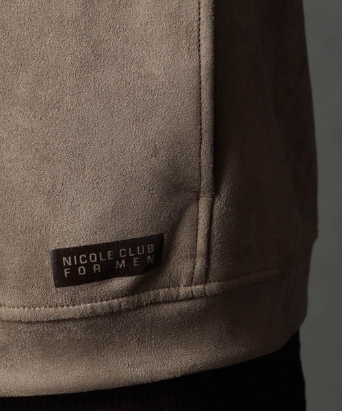 NICOLE CLUB FOR MEN(ニコルクラブフォーメン)の「ブラッシュドクロス ジップアップパーカー(パーカー・メンズ・オレンジ/シルバーグレー/ブルー系/グレー系/ブラック・X-LARGE/LARGE/MEDIUM)」の14枚目の写真