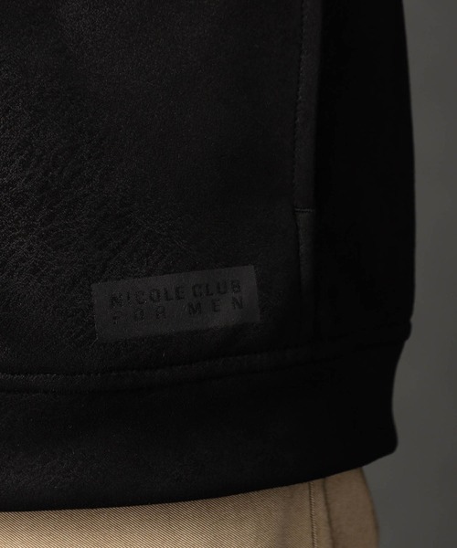 NICOLE CLUB FOR MEN(ニコルクラブフォーメン)の「ブラッシュドクロス ジップアップパーカー(パーカー・メンズ・オレンジ/シルバーグレー/ブルー系/グレー系/ブラック・X-LARGE/LARGE/MEDIUM)」の6枚目の写真