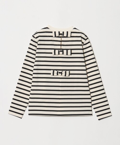 Kaon（カオン）の「＜Kaon＞バック リボン ロングスリーブ カットソー（Tシャツ/カットソー・レディース・その他1/ブラック・FREE）」の3枚目の写真