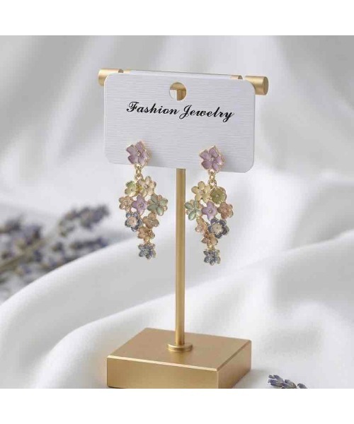 tone(トーン)の「【88eighty-eight】パステルフラワーキラキラCUTEピアス【import】(MA)(ピアス(両耳用)・レディース・ゴールド・FREE)」の2枚目の写真
