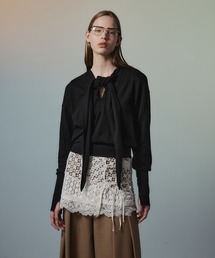 Scarf Knit Top/マフラーニットトップ