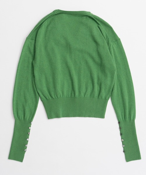 MAISON SPECIAL（メゾンスペシャル）の「【2026Autumn PRE-ORDER】Scarf Knit Top/マフラーニットトップ（ニット/セーター・レディース・グリーン/グレー/ブラック・FREE）」の20枚目の写真
