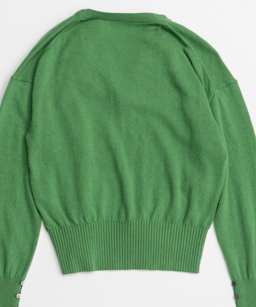 MAISON SPECIAL（メゾンスペシャル）の「【2026Autumn PRE-ORDER】Scarf Knit Top/マフラーニットトップ（ニット/セーター・レディース・グリーン/グレー/ブラック・FREE）」の21枚目の写真
