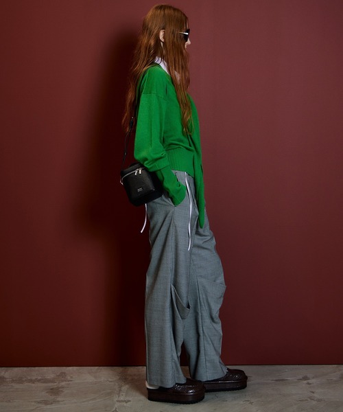 MAISON SPECIAL（メゾンスペシャル）の「【2026Autumn PRE-ORDER】Scarf Knit Top/マフラーニットトップ（ニット/セーター・レディース・グリーン/グレー/ブラック・FREE）」の12枚目の写真