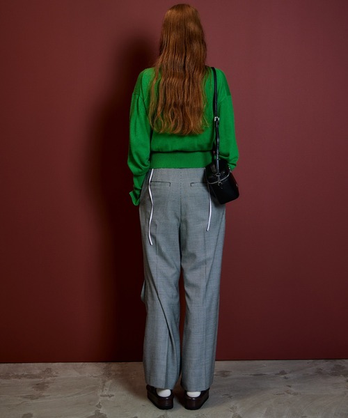 MAISON SPECIAL（メゾンスペシャル）の「【2026Autumn PRE-ORDER】Scarf Knit Top/マフラーニットトップ（ニット/セーター・レディース・グリーン/グレー/ブラック・FREE）」の13枚目の写真