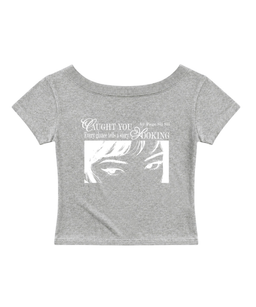 PAGESIISII(ページシシ)の「エブリグランス プリンティング ワンショルダー スリムフィット 半袖Tシャツ ホワイト(Tシャツ/カットソー・レディース・その他・MEDIUM)」の3枚目の写真