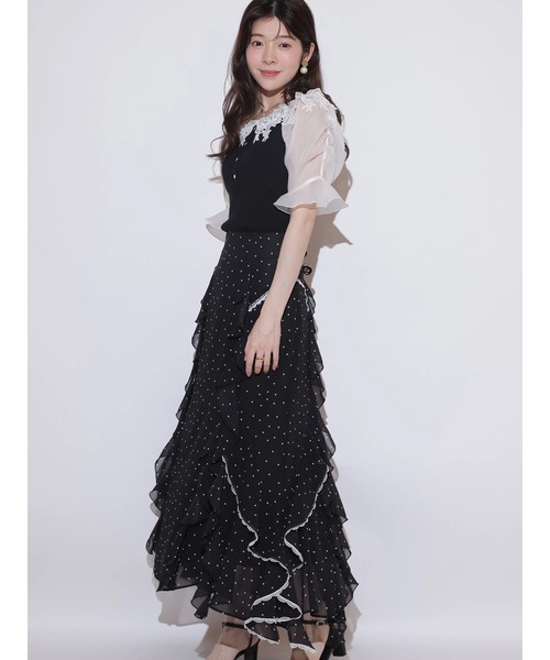 Rirandture(リランドチュール)の「ラッフルマーメイドスカート(スカート・レディース・ドット・2/1/0)」の14枚目の写真