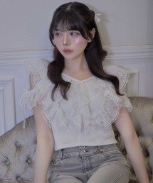 【Belle Charme】Elegant Frill Lace Tops