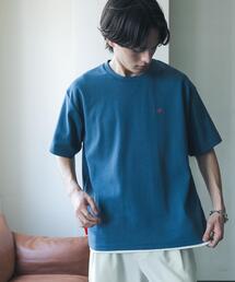 ワンポイントシシュウロゴTシャツ