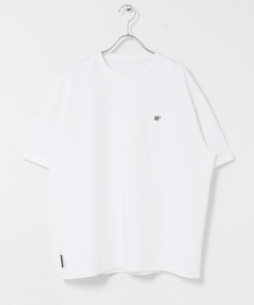 SENSE OF PLACE by URBAN RESEARCH(センスオブプレイスバイアーバンリサーチ)の「ワンポイントシシュウロゴTシャツ(Tシャツ/カットソー・メンズ・チャコールグレー/ホワイト/ブルー/ホワイト系その他・LARGE/MEDIUM)」の8枚目の写真