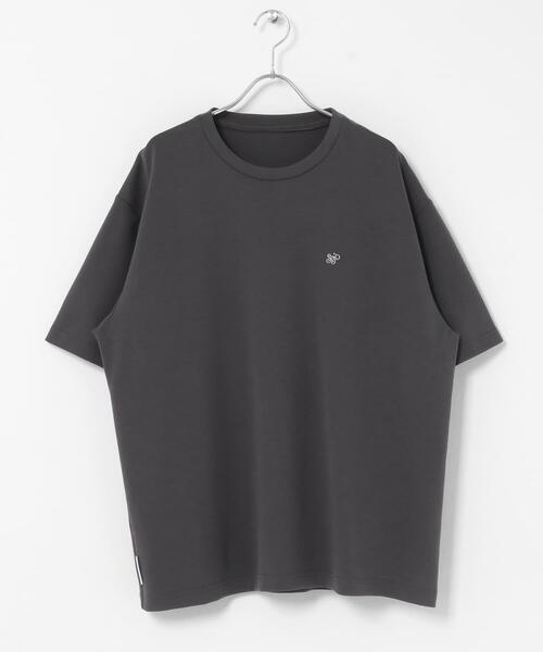 SENSE OF PLACE by URBAN RESEARCH(センスオブプレイスバイアーバンリサーチ)の「ワンポイントシシュウロゴTシャツ(Tシャツ/カットソー・メンズ・チャコールグレー/ホワイト/ブルー/ホワイト系その他・LARGE/MEDIUM)」の20枚目の写真