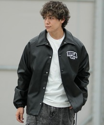 RVCA（ルーカ）の「RVCA/ルーカ フェイクレザー ジャケット BG042P01（その他アウター）」