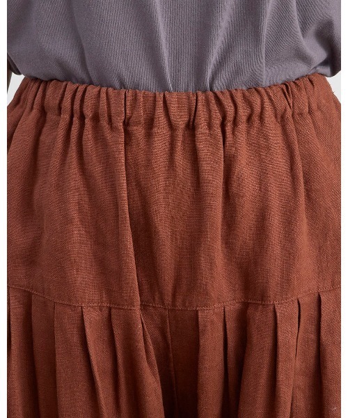 HEAVENLY（ヘブンリー）の「【 HEAVENLY / ヘブンリー 】 9x9 Heavy Linen Tuck Pants / 9×9 ヘビーリネン タック パンツ　2637041　DLI（その他パンツ・レディース・ブラウン/ブラック・FREE）」の17枚目の写真