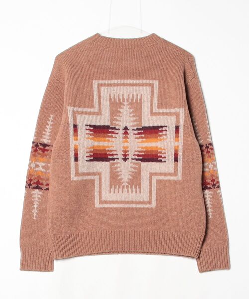 PENDLETON（ペンドルトン）の「シェットランドウール ジャガードクルーネックニット（ニット/セーター・メンズ・タン/杢グレー/ブラック・LARGE/SMALL/MEDIUM）」の19枚目の写真