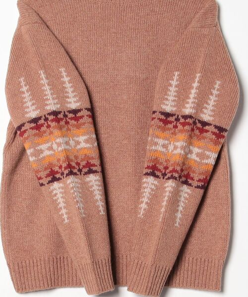 PENDLETON（ペンドルトン）の「シェットランドウール ジャガードクルーネックニット（ニット/セーター・メンズ・タン/杢グレー/ブラック・LARGE/SMALL/MEDIUM）」の20枚目の写真
