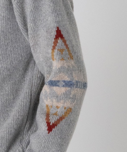 PENDLETON（ペンドルトン）の「シェットランドウール ジャガードクルーネックニット（ニット/セーター・メンズ・タン/杢グレー/ブラック・LARGE/SMALL/MEDIUM）」の13枚目の写真