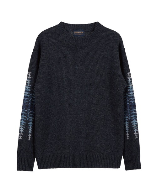 PENDLETON（ペンドルトン）の「シェットランドウール ジャガードクルーネックニット（ニット/セーター・メンズ・タン/杢グレー/ブラック・LARGE/SMALL/MEDIUM）」の10枚目の写真