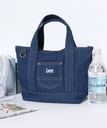Lee/リー キャンバス ロゴ ワンポイント刺繍 ワークポケット ミニトートバッグ/ランチバッグ/レディース メンズ