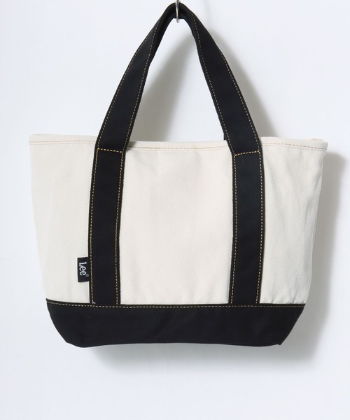 Lee(リー)の「Lee/リー キャンバス ロゴ ワンポイント刺繍 ワークポケット ミニトートバッグ/ランチバッグ/レディース メンズ(トートバッグ・レディース・ネイビー/グリーン/インディゴブルー/ブラック/レッド・FREE)」の12枚目の写真
