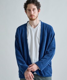 MEN'S BIGI | モールヘリンボン ボタンレスカーディガン(カーディガン/ボレロ)
