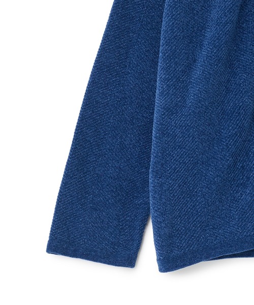 MEN'S BIGI(メンズビギ)の「モールヘリンボン ボタンレスカーディガン(カーディガン/ボレロ・メンズ・パープル/ブルー/ブラック・03/02)」の18枚目の写真