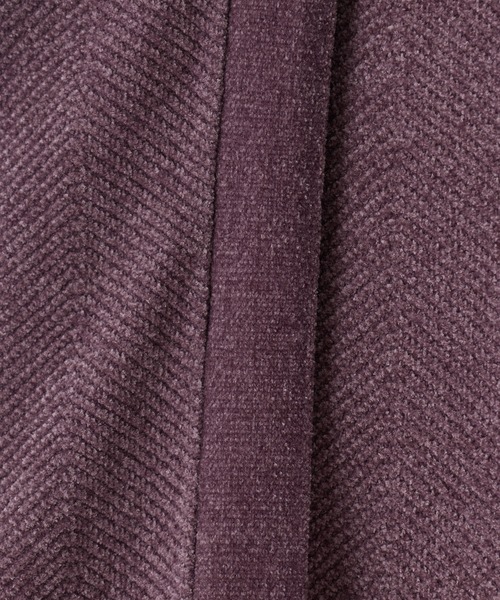 MEN'S BIGI(メンズビギ)の「モールヘリンボン ボタンレスカーディガン(カーディガン/ボレロ・メンズ・パープル/ブルー/ブラック・03/02)」の14枚目の写真