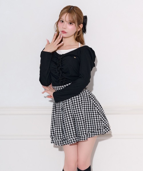 apres jour(アプレジュール)の「レイヤード風ギャザードッキングトップス(Tシャツ/カットソー・レディース・グレー/アイボリー/サックスブルー/ブラック・FREE/X-LARGE)」の21枚目の写真