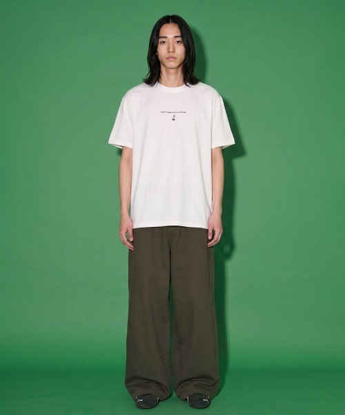 rehacer（レアセル）の「rehacer TEE : Plant Flower Vintage Wash TEE / プラントフラワーヴィンテージウオッシュT-shirt（Tシャツ/カットソー・メンズ・スミクロ/ホワイト・LARGE/MEDIUM/X-LARGE/SMALL）」の4枚目の写真