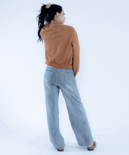 Haze Reverie(ヘイズレヴァリー)の「スタッズルーズデニムパンツ(デニムパンツ・レディース・ブルー・SMALL/MEDIUM/LARGE)」の13枚目の写真