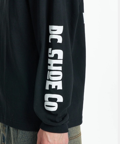 DC SHOES(ディーシーシューズ)の「DC SHOES メンズ 26 MISCHIEF CREW LS ロンT 【2026年秋冬モデル】/バックプリント長袖ロンT(Tシャツ/カットソー・メンズ・ホワイト/ブラック/ブラック系その他・MEDIUM/LARGE/X-LARGE)」の8枚目の写真