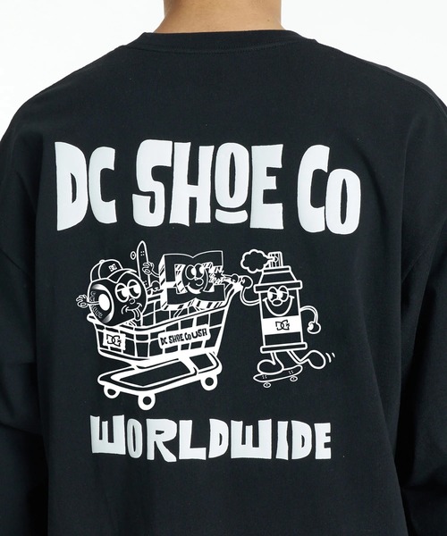 DC SHOES(ディーシーシューズ)の「DC SHOES メンズ 26 MISCHIEF CREW LS ロンT 【2026年秋冬モデル】/バックプリント長袖ロンT(Tシャツ/カットソー・メンズ・ホワイト/ブラック/ブラック系その他・MEDIUM/LARGE/X-LARGE)」の9枚目の写真