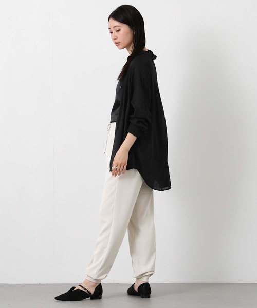 Gready Brilliant(グレディブリリアン)の「UV加工バックスリットシャツ(シャツ/ブラウス・レディース・ブラック/アイボリー/ボルドー・38)」の20枚目の写真