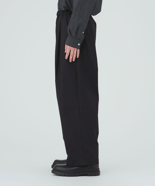 BEAMS HEART(ビームスハート)の「トリコット 1タック ワイド テーパード パンツ(チノパンツ・メンズ・ブラック/ベージュ・LARGE/MEDIUM/SMALL)」の8枚目の写真