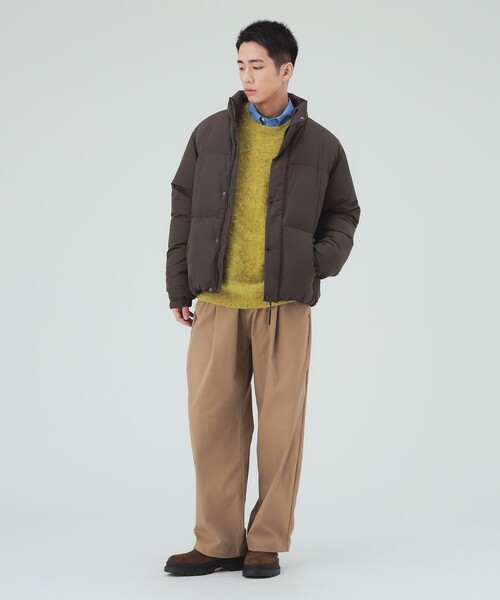 BEAMS HEART(ビームスハート)の「トリコット 1タック ワイド テーパード パンツ(チノパンツ・メンズ・ブラック/ベージュ・LARGE/MEDIUM/SMALL)」の18枚目の写真