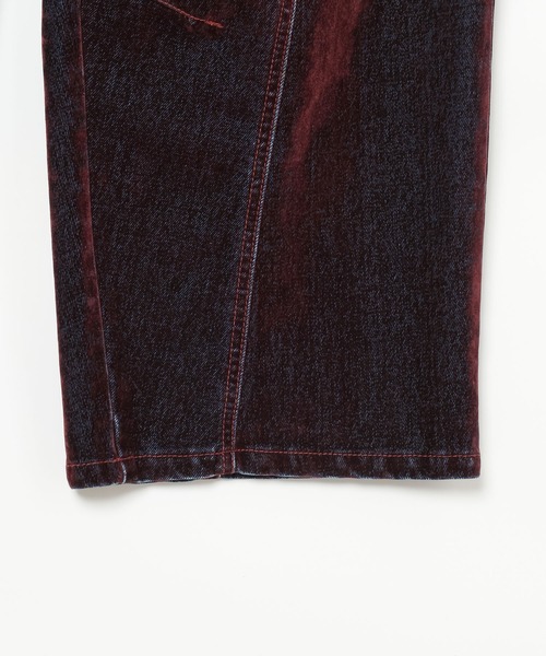 PAGEBOY(ページボーイ)の「フロッキーコクーンデニム【セットアップ対応】(デニムパンツ・レディース・レッド・SMALL/MEDIUM)」の21枚目の写真