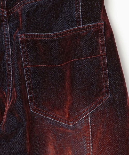 PAGEBOY(ページボーイ)の「フロッキーコクーンデニム【セットアップ対応】(デニムパンツ・レディース・レッド・SMALL/MEDIUM)」の22枚目の写真