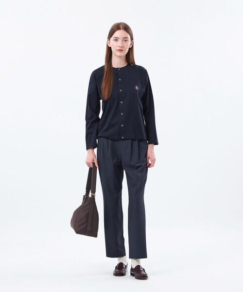 MACKINTOSH PHILOSOPHY(マッキントッシュ フィロソフィー)の「バッキンガムベア ポンチカーディガン(カーディガン/ボレロ・レディース・パープル系その他6/ライトブルー/ダークネイビー・38)」の9枚目の写真