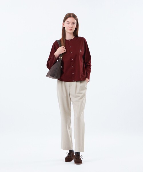 MACKINTOSH PHILOSOPHY(マッキントッシュ フィロソフィー)の「バッキンガムベア ポンチカーディガン(カーディガン/ボレロ・レディース・パープル系その他6/ライトブルー/ダークネイビー・38)」の10枚目の写真