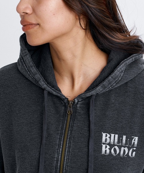 BILLABONG(ビラボン)の「BILLABONG ウィメンズ ACROSS SKIES ZIP HOODIE パーカー 【2026年秋冬モデル】/ビラボンブリーチ加工ジップアップフーディー(パーカー・レディース・パープル系その他/アイボリー/ブラック・MEDIUM)」の17枚目の写真