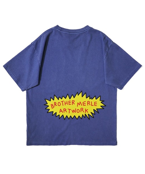 RIVER SIDE CULTURE(リバーサイドカルチャー)の「RSC×BROTHER MERLE / FUNKY オジサン F〇CK T-SHIRT(M4)(Tシャツ/カットソー・メンズ・ブルー/ホワイト/チャコールグレー・LARGE/MEDIUM/X-LARGE)」の4枚目の写真