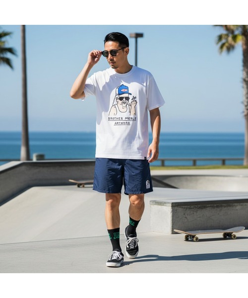 RIVER SIDE CULTURE(リバーサイドカルチャー)の「RSC×BROTHER MERLE / FUNKY オジサン F〇CK T-SHIRT(M4)(Tシャツ/カットソー・メンズ・ブルー/ホワイト/チャコールグレー・LARGE/MEDIUM/X-LARGE)」の13枚目の写真